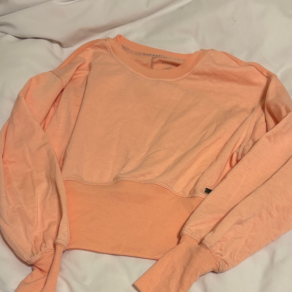Nine West Coral Long Sleeve Sweatshirt